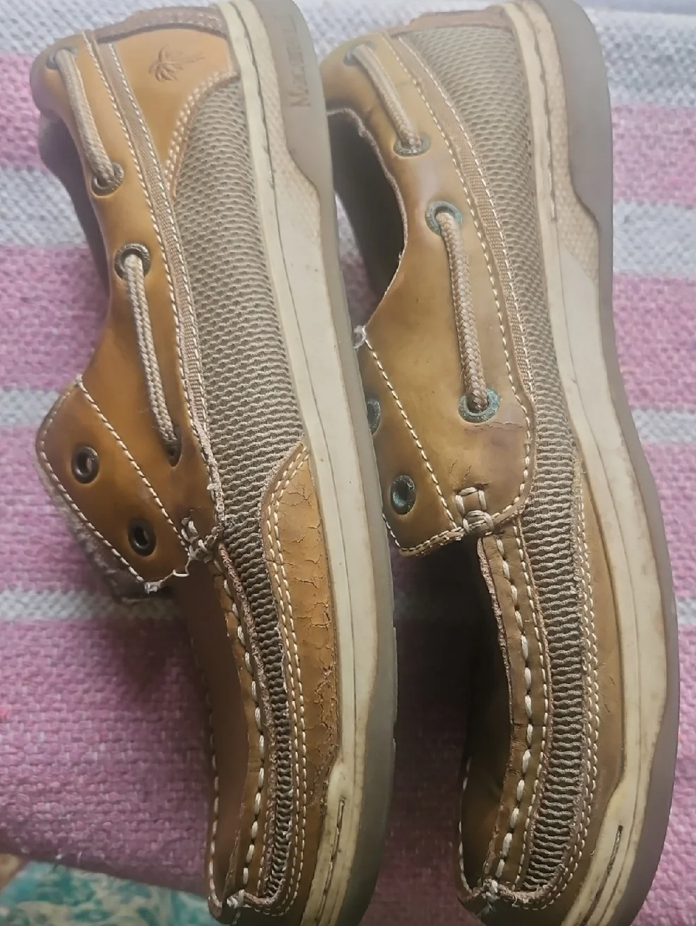 Tan Casual Boat Shoes